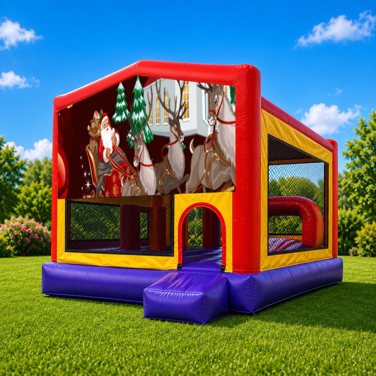 Christmas #6 Extra Large Obstacle Combo Jumping Castle