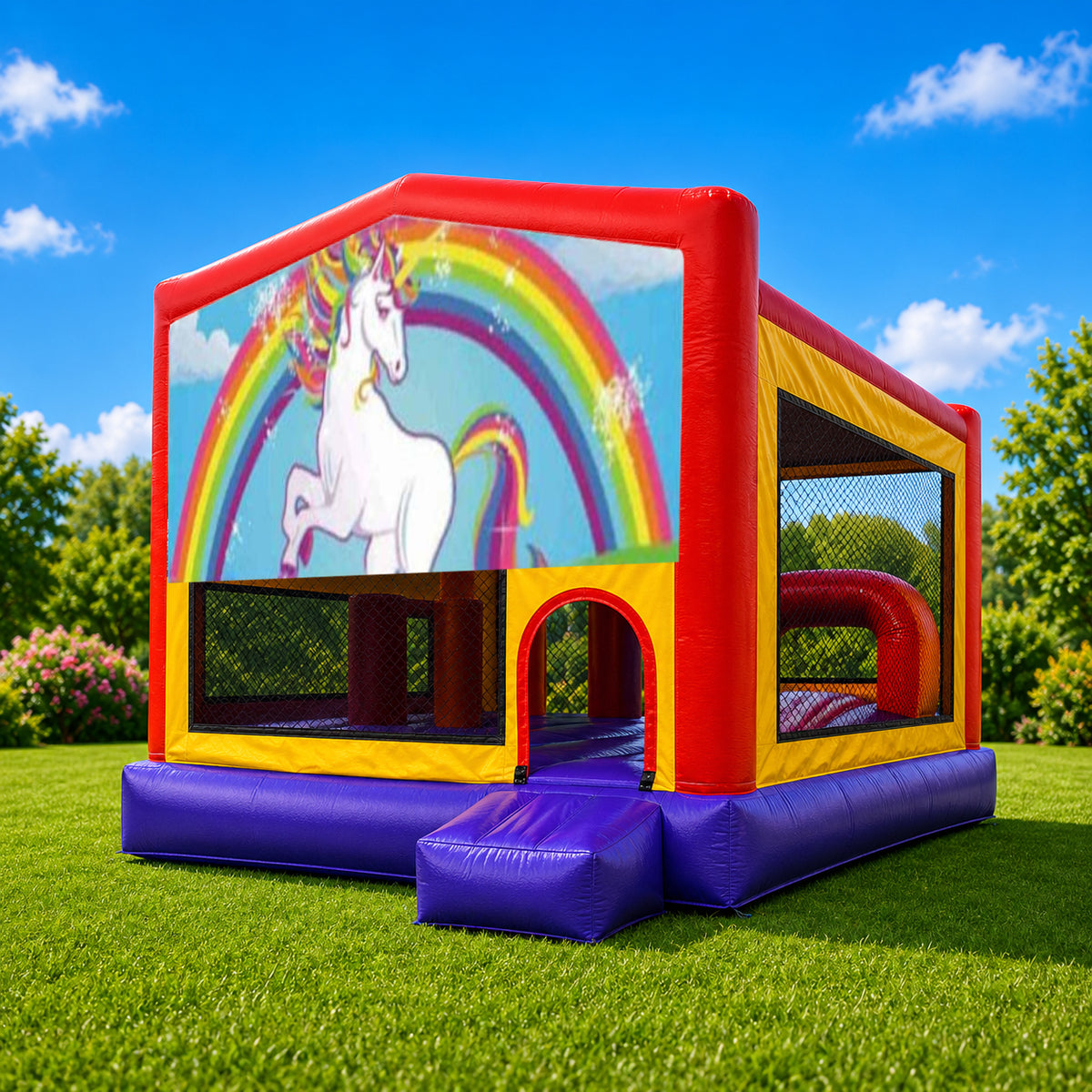 Unicorn Extra Large Obstacle Combo Jumping Castle
