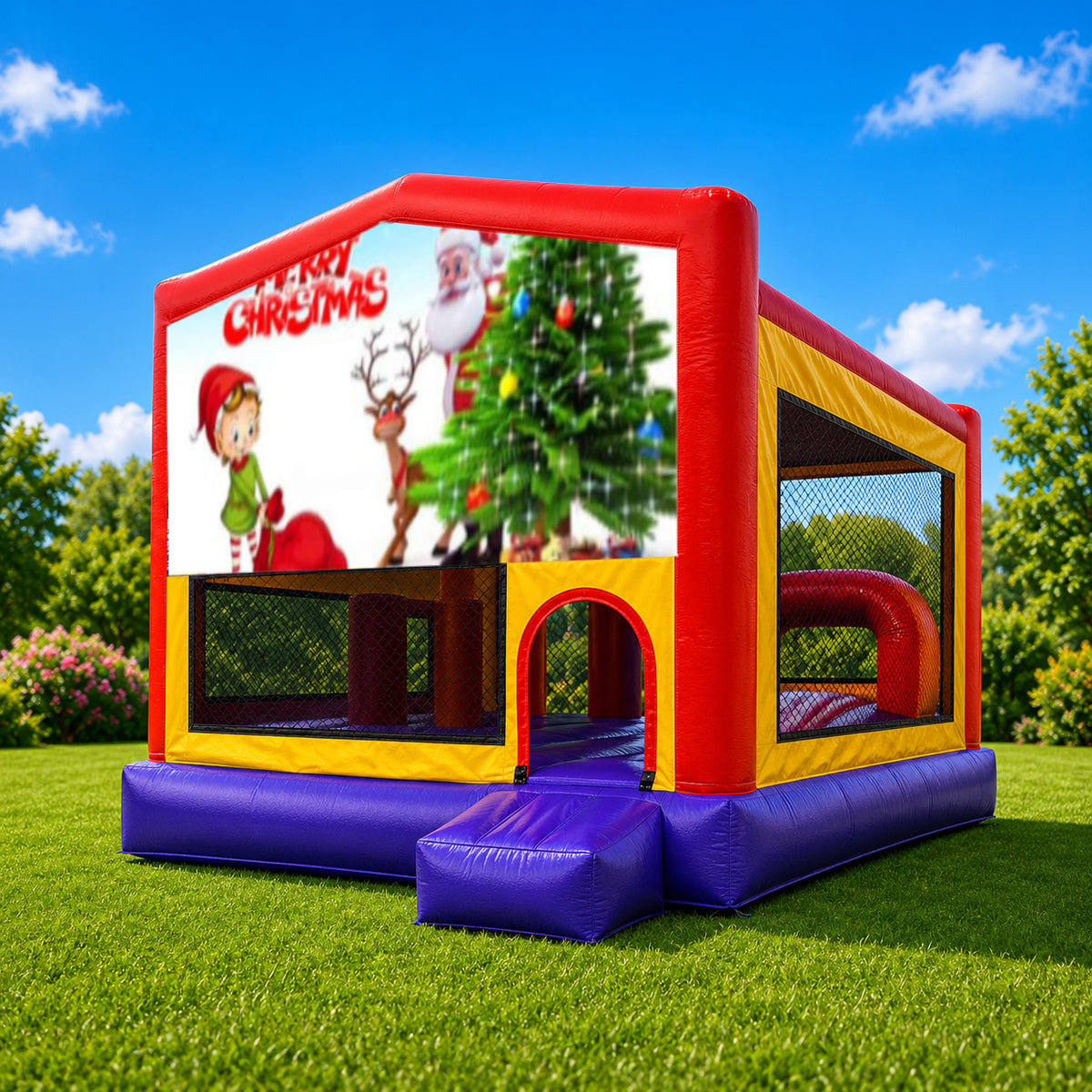 Christmas #9 Extra Large Obstacle Combo Jumping Castle