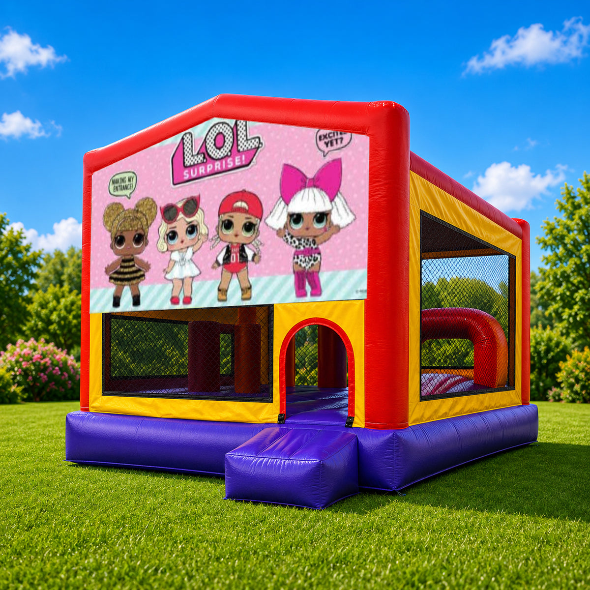 LOL Surprise  Extra Large Obstacle Combo Jumping Castle
