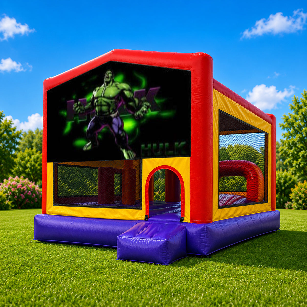 Hulk Extra Large Obstacle Combo Jumping Castle