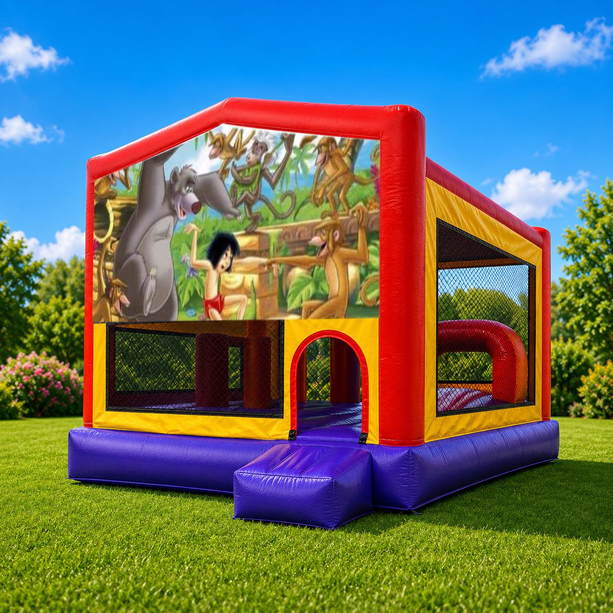 Jungle Book Extra Large Obstacle Combo Jumping Castle
