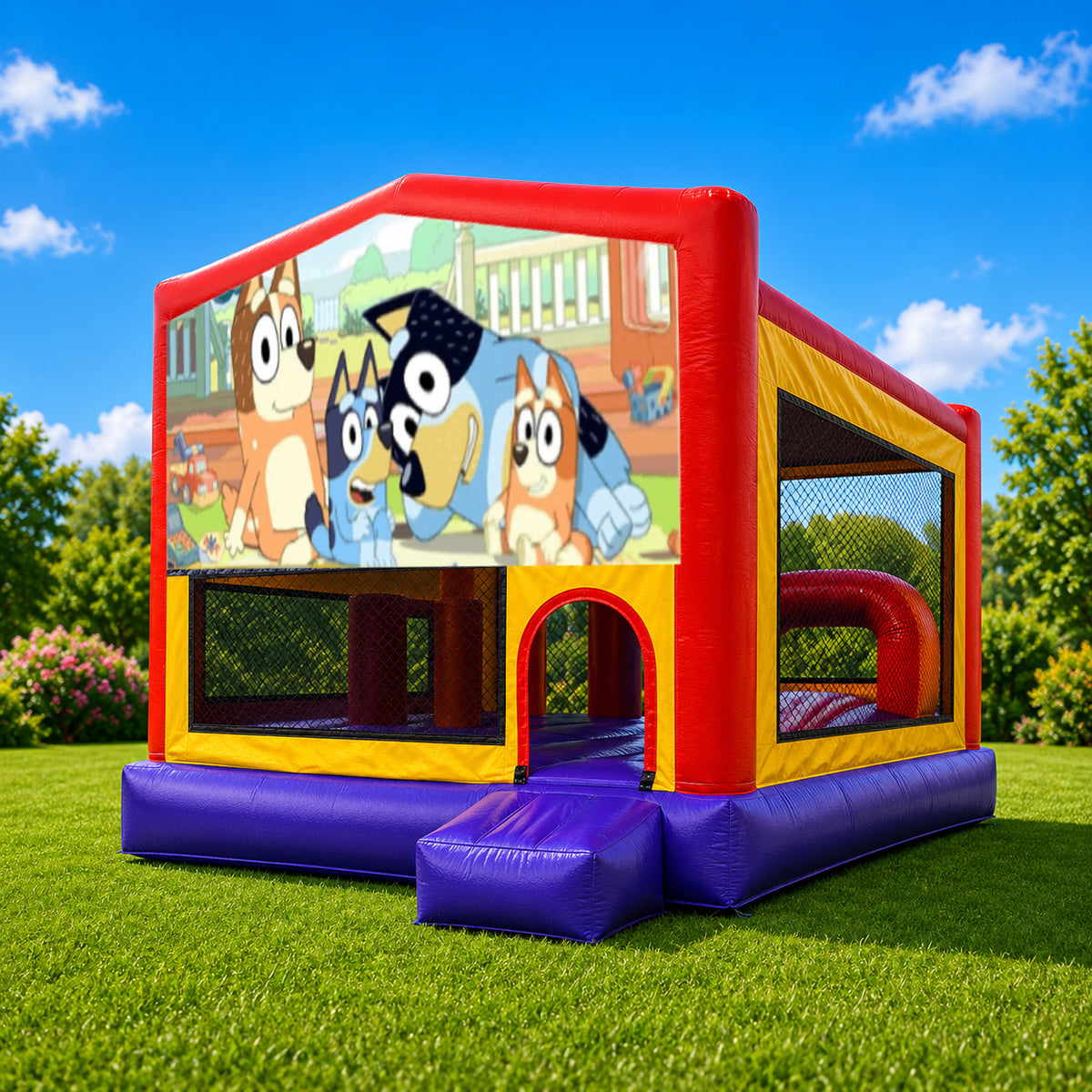 Bluey Extra Large Obstacle Combo Jumping Castle