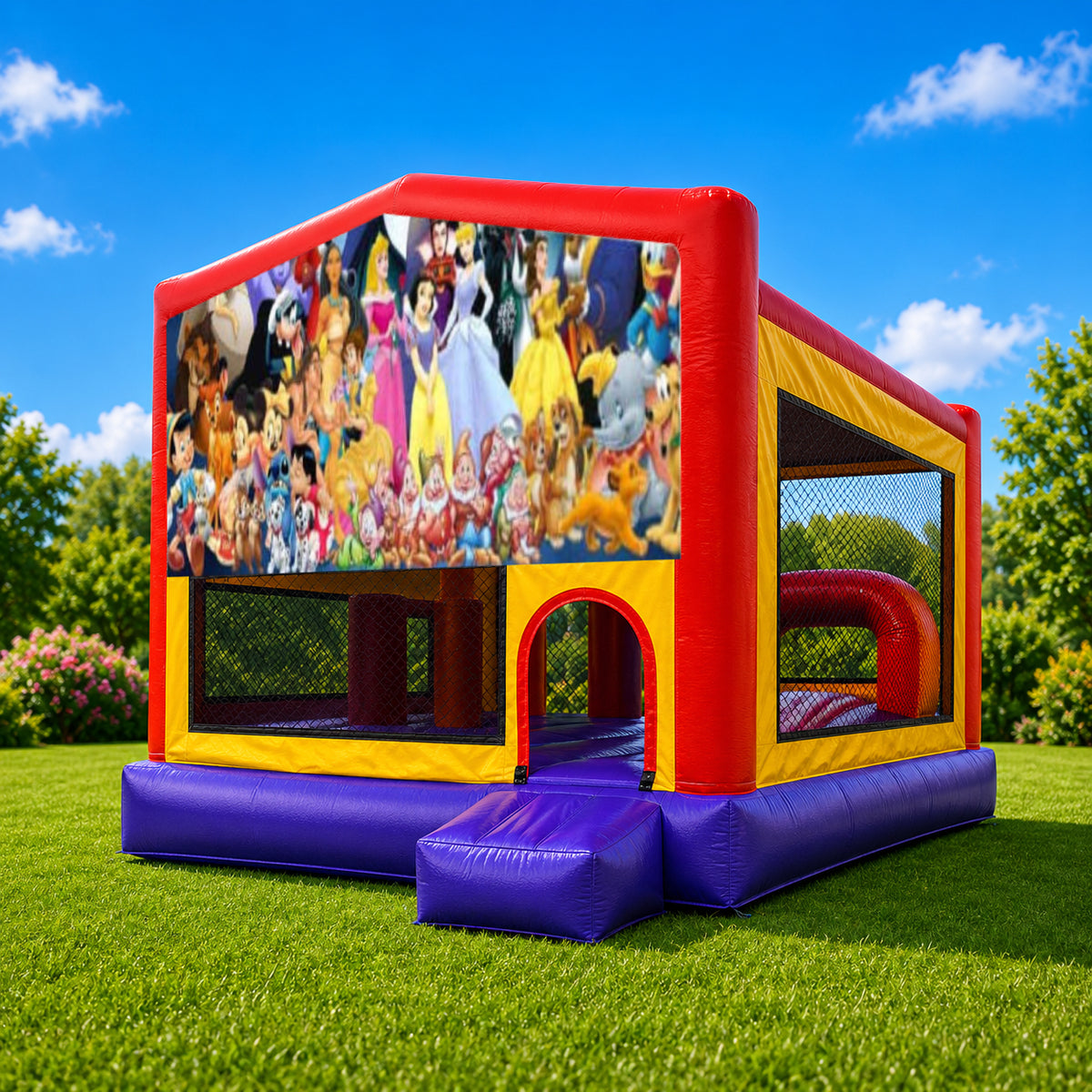 World of Disney Extra Large Obstacle Combo Jumping Castle