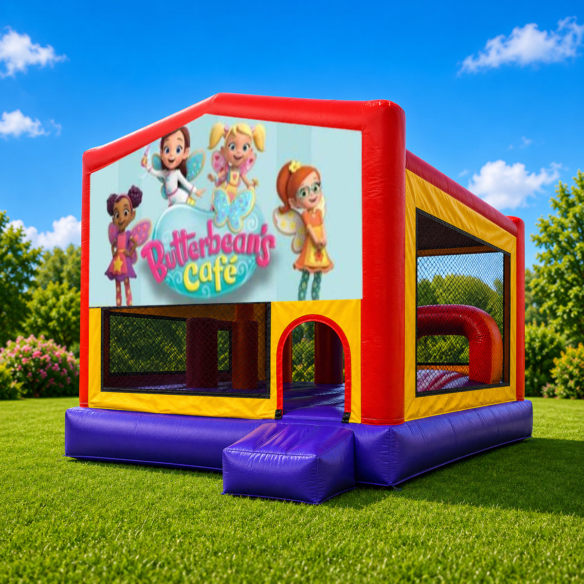 Butterbeans Cafe Extra Large Obstacle Combo Jumping Castle