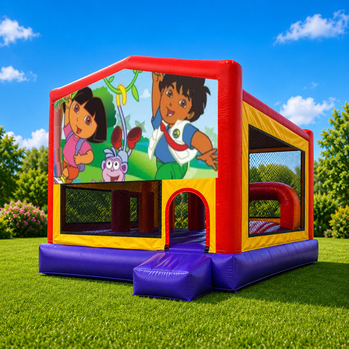 Dora Extra Large Obstacle Combo Jumping Castle