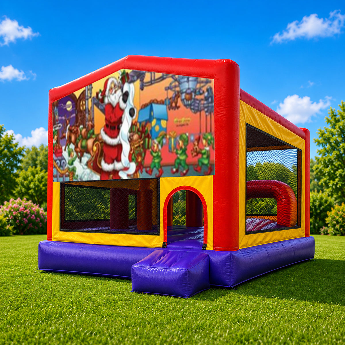 Christmas #1 Extra Large Obstacle Combo Jumping Castle