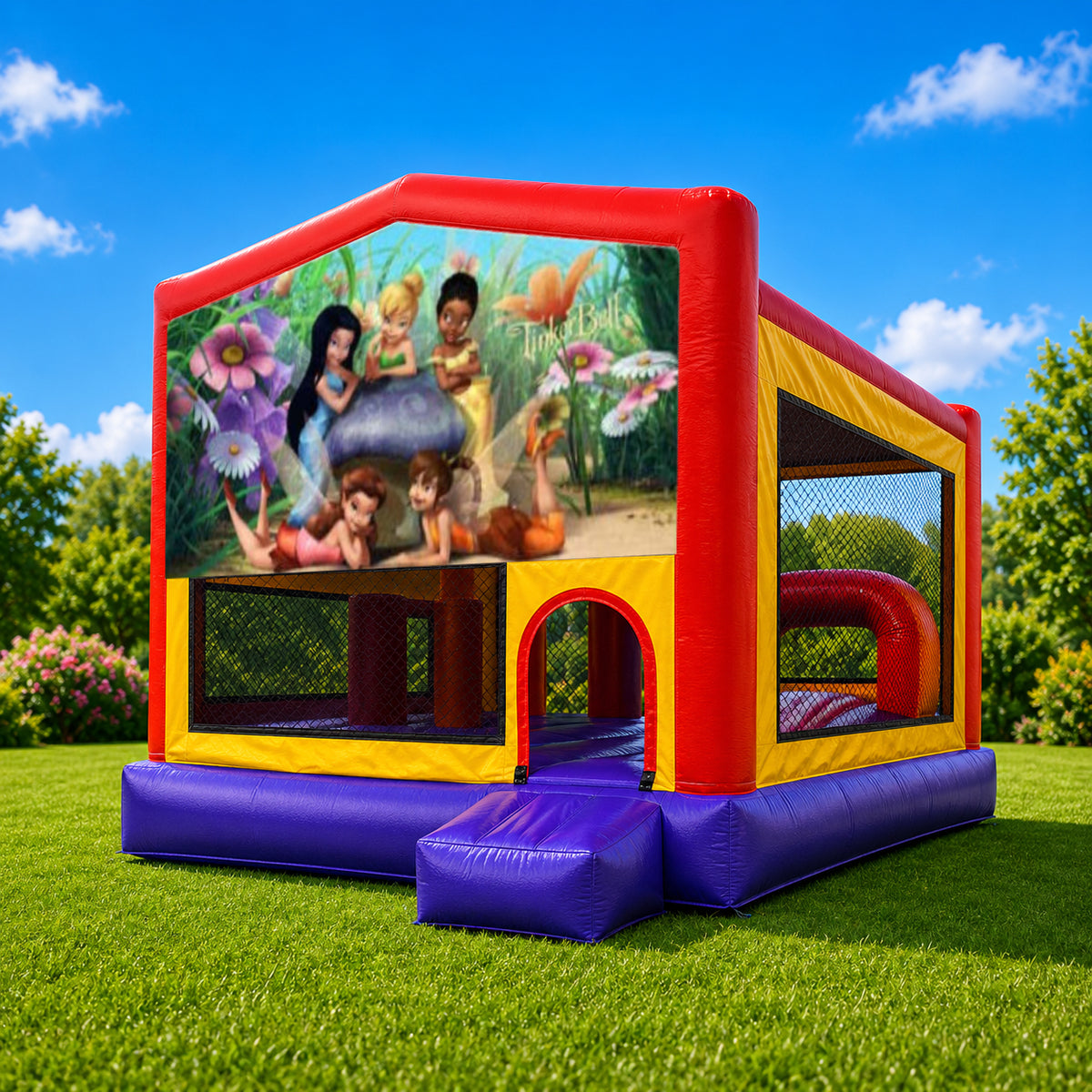 Tinkerbell Extra Large Obstacle Combo Jumping Castle