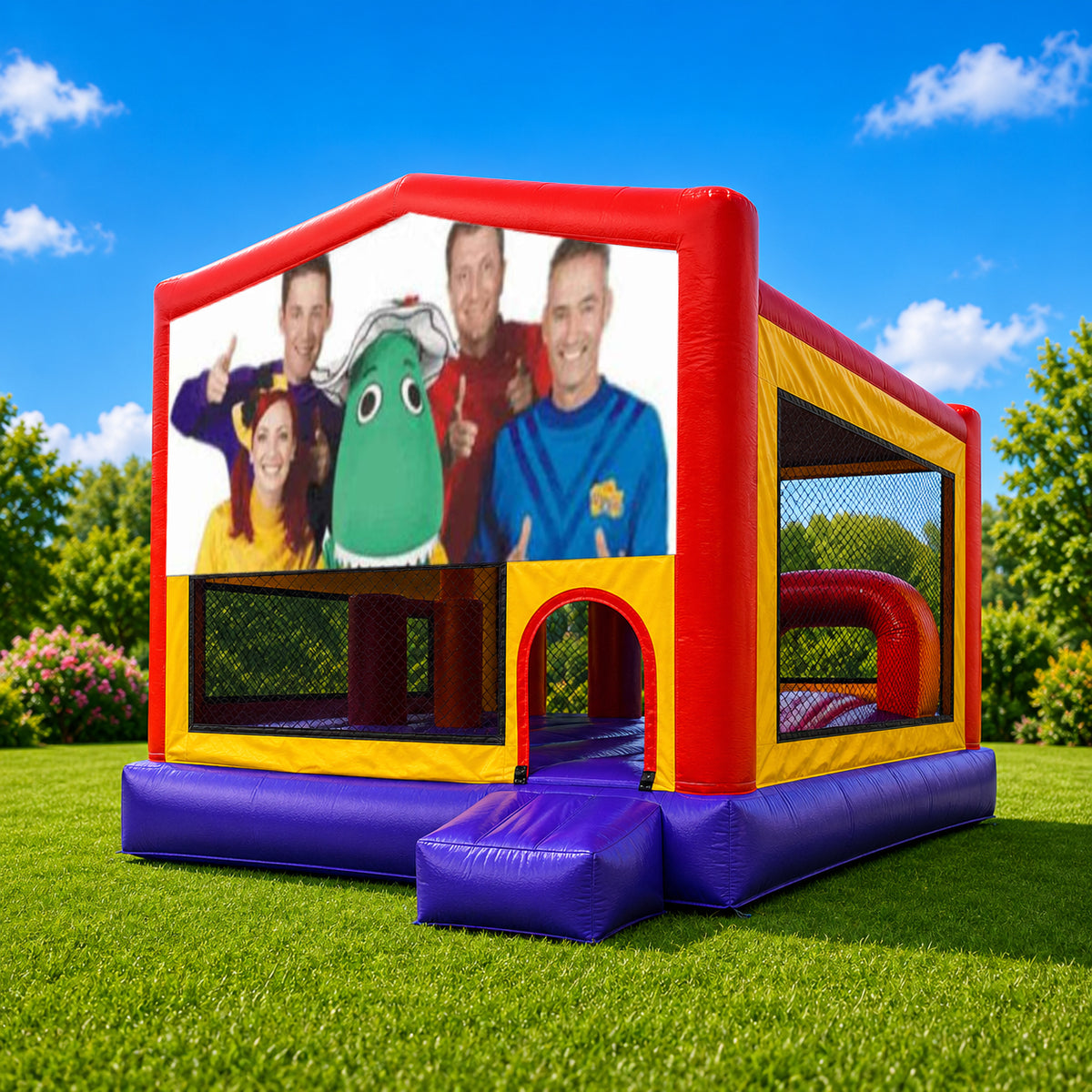 Wiggles Extra Large Obstacle Combo Jumping Castle