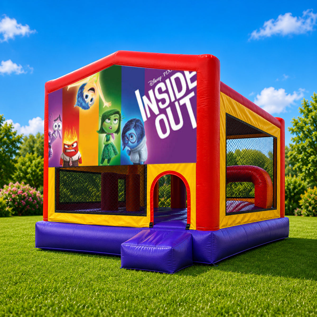 Inside Out Extra Large Obstacle Combo Jumping Castle