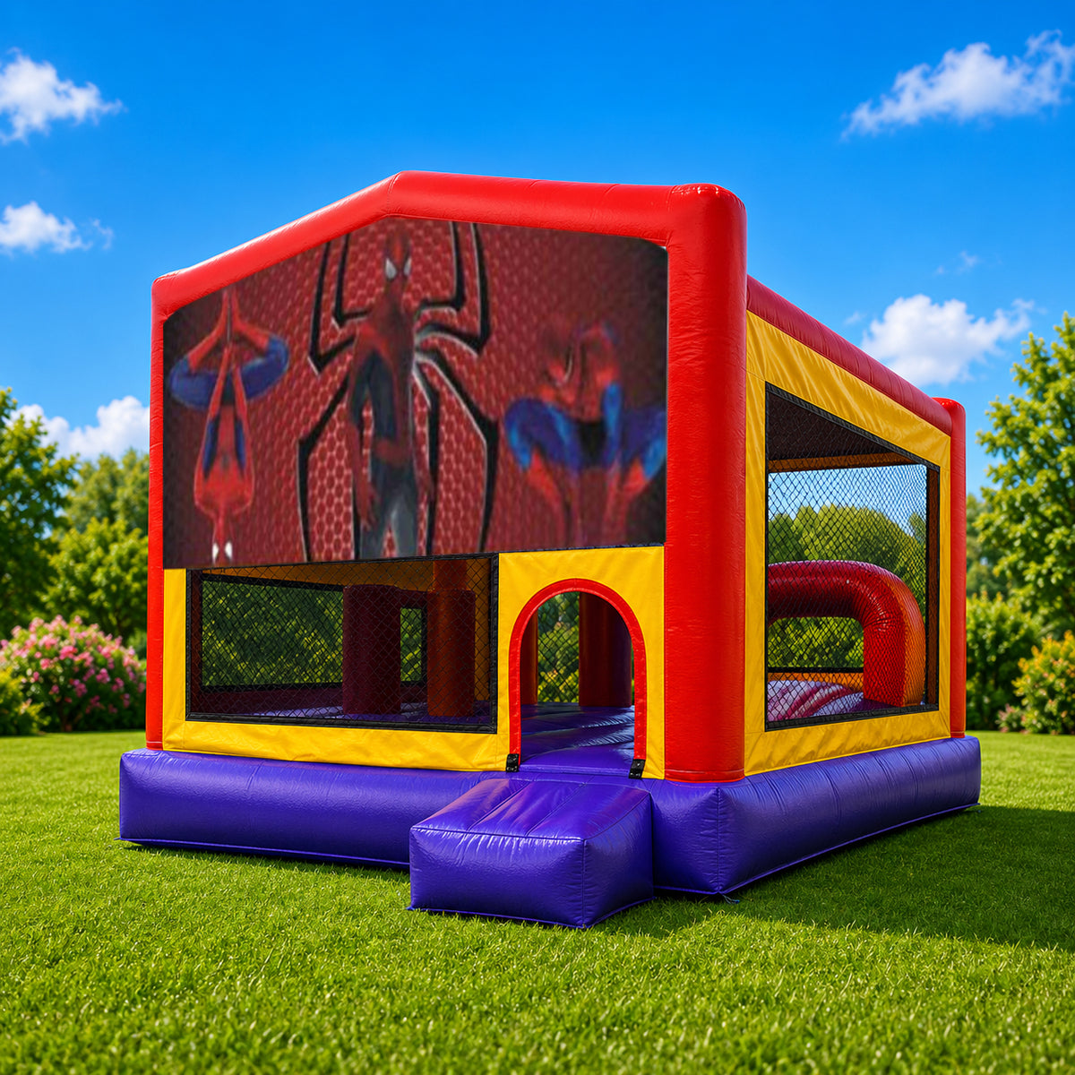 Spiderman Extra Large Obstacle Combo Jumping Castle