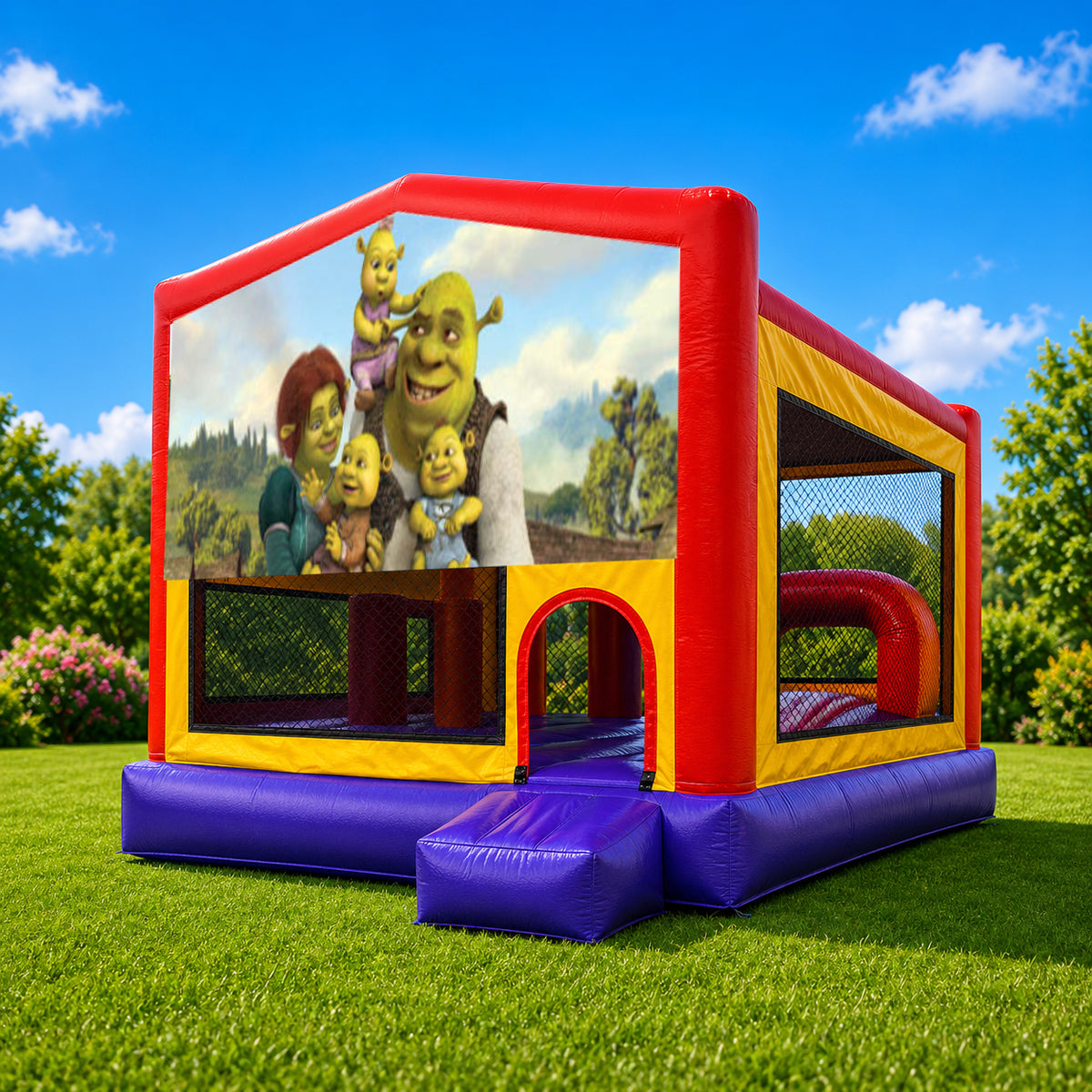 Shrek Extra Large Obstacle Combo Jumping Castle