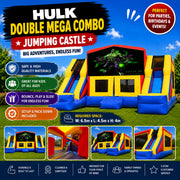 Hulk Double Mega Combo Jumping Castle