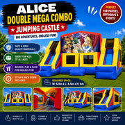 Alice in Wonderland #1 Double Mega Combo Jumping Castle