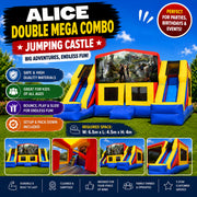 Alice in Wonderland #2 Double Mega Combo Jumping Castle