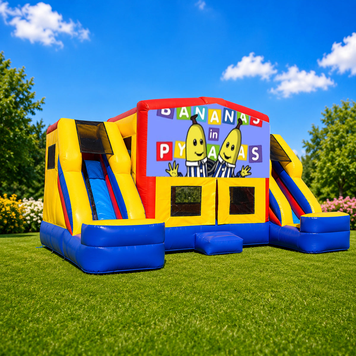 Bananas in Pyjamas Double Mega Combo Jumping Castle