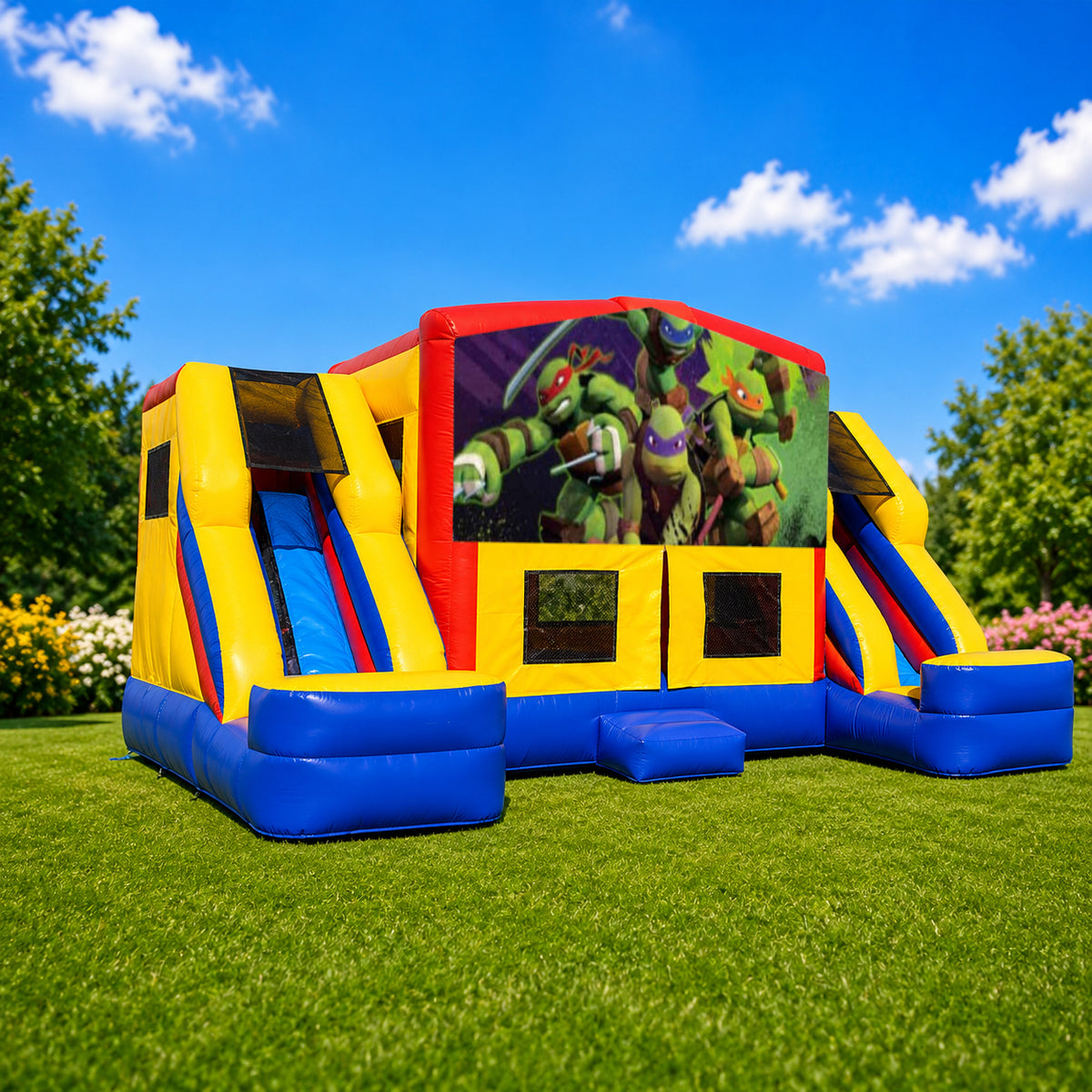 Ninja Turtles #2 Double Mega Combo Jumping Castle