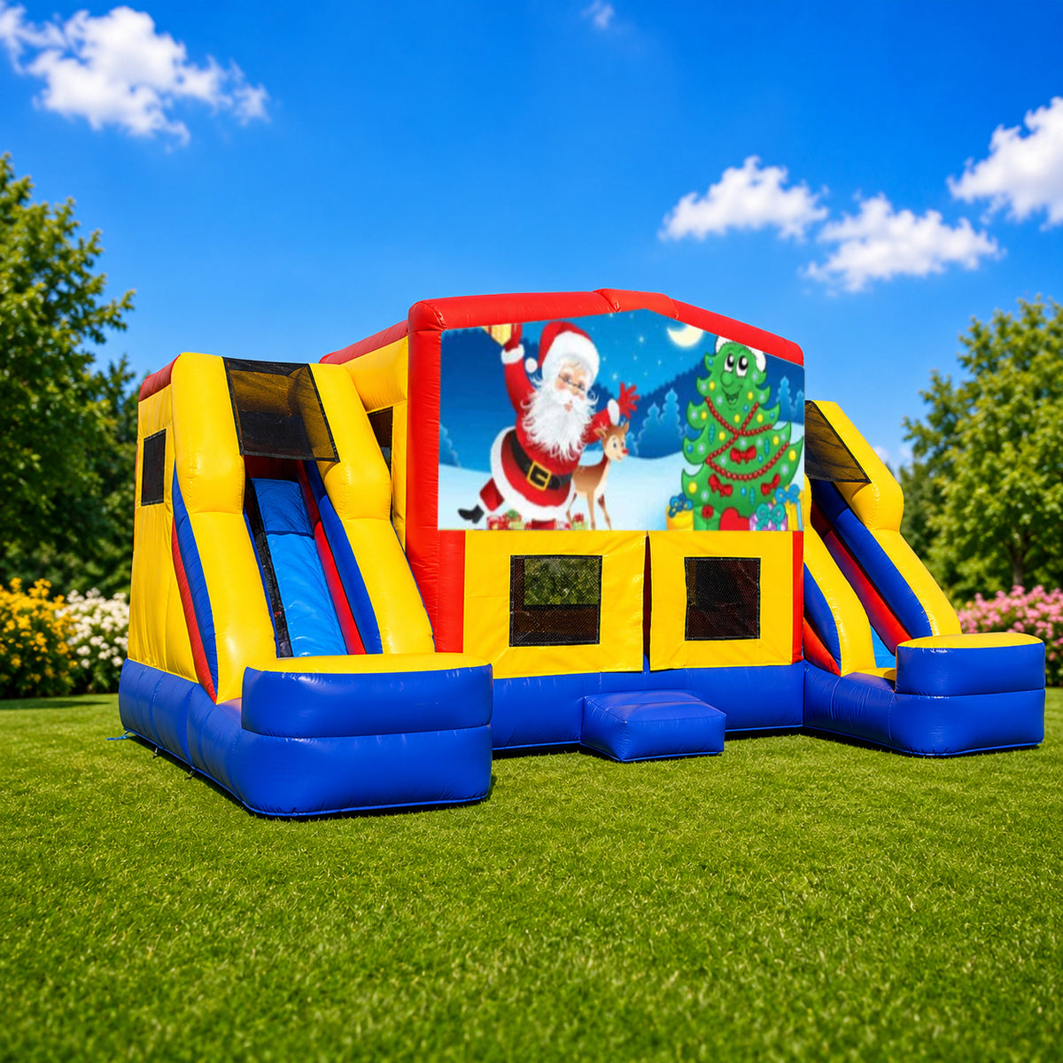Christmas #2 Double Mega Combo Jumping Castle
