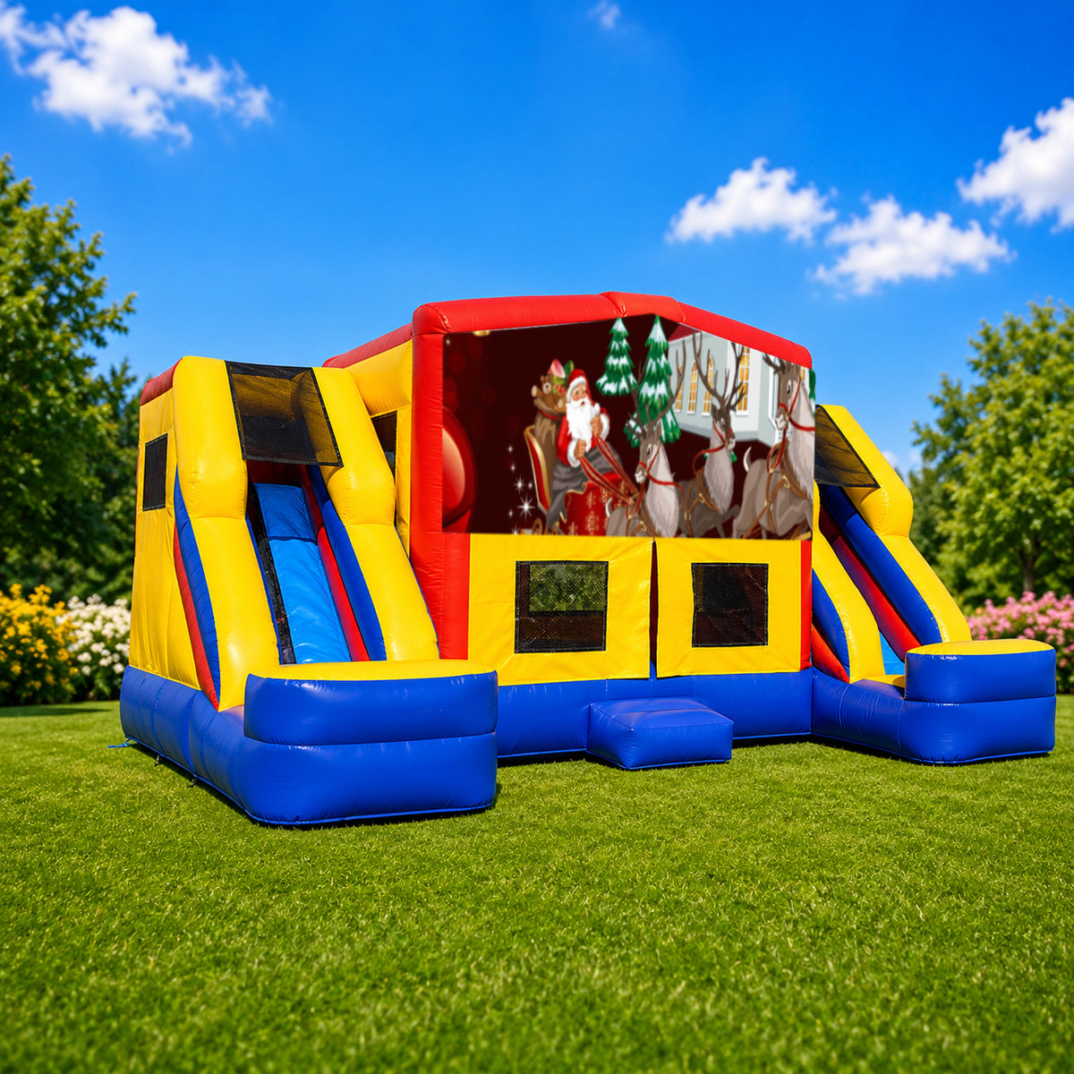 Christmas #6 Double Mega Combo Jumping Castle