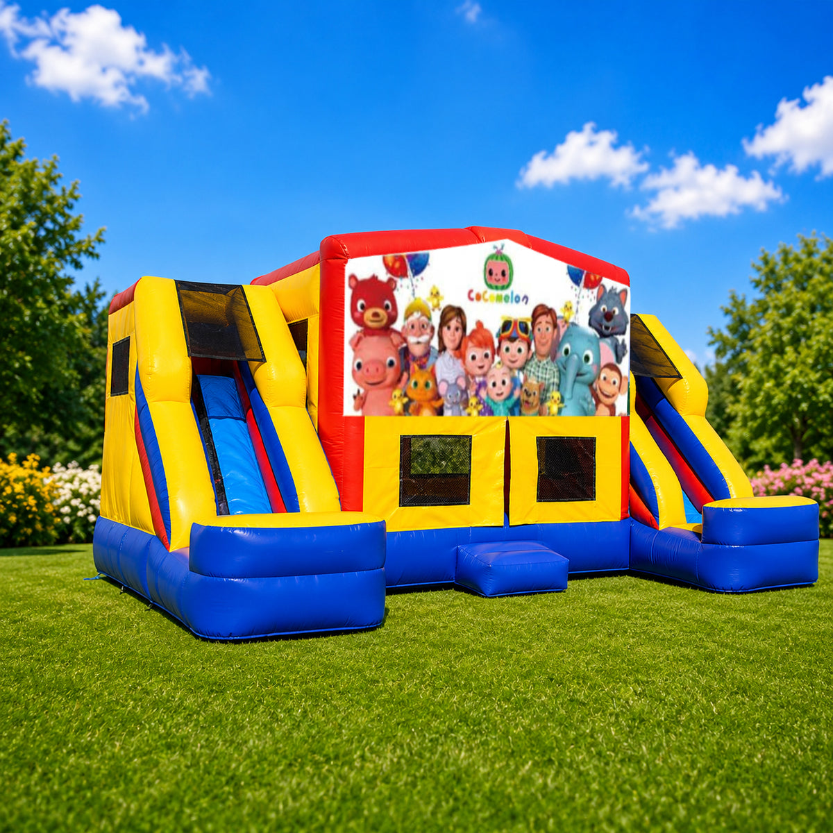 Cocomelon Double Mega Combo Jumping Castle