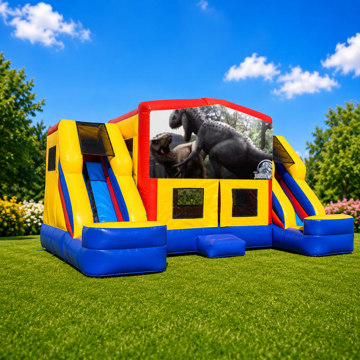 Jurassic Double Mega Combo Jumping Castle