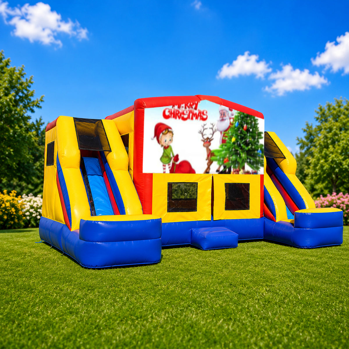 Christmas #9 Double Mega Combo Jumping Castle