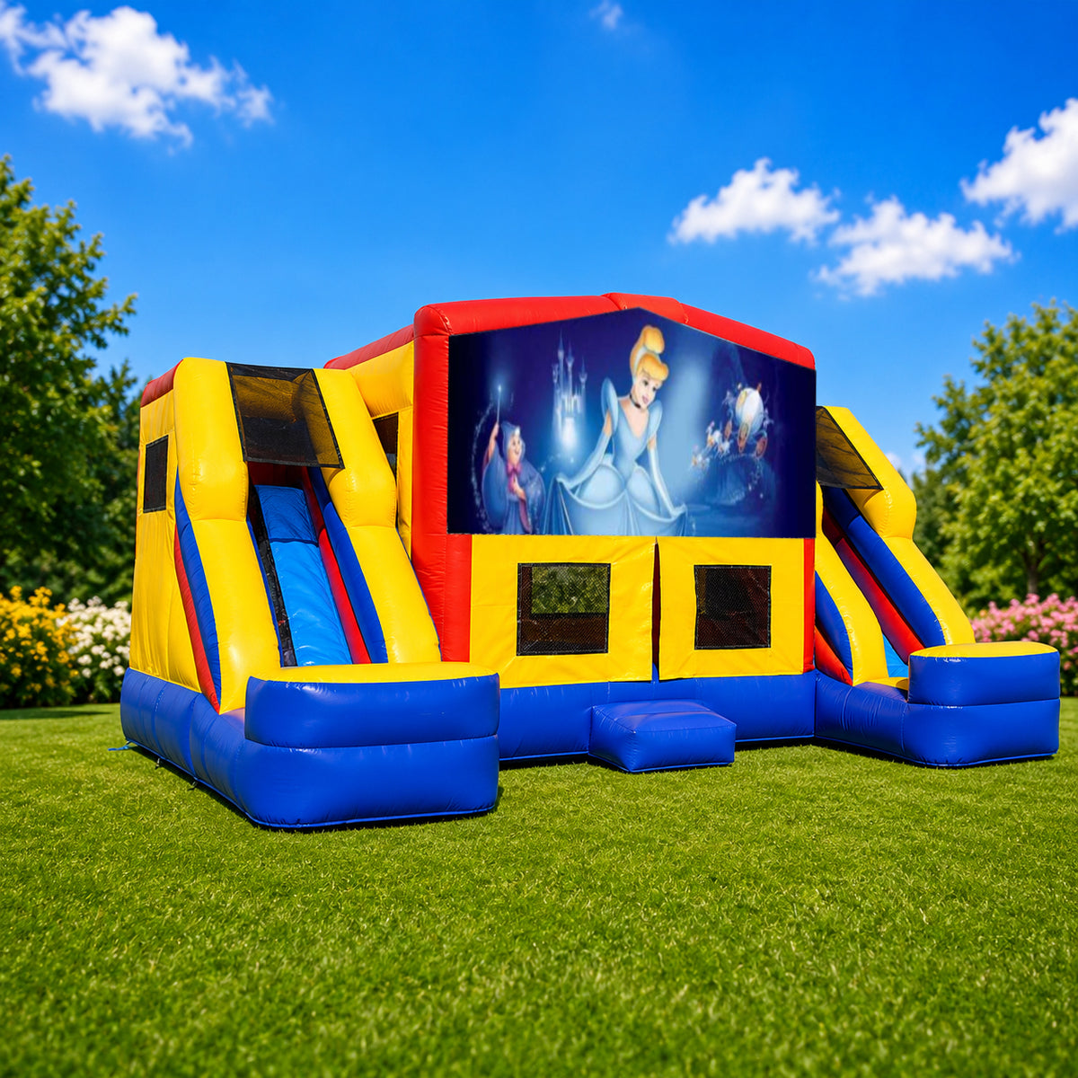 Cinderella  Double Mega Combo Jumping Castle