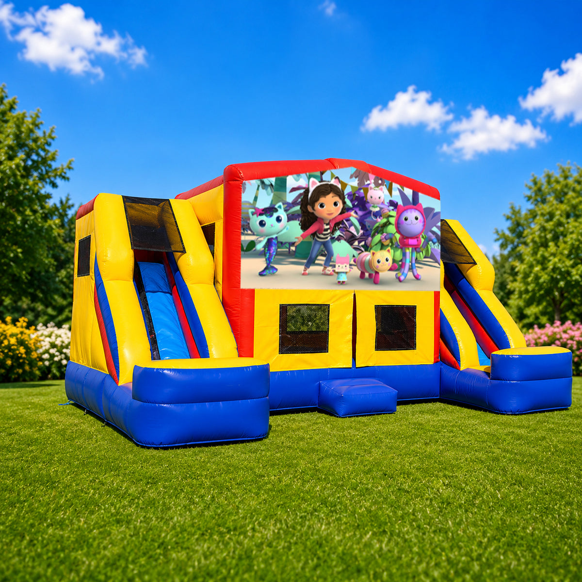 Gabby's Dollhouse  Double Mega Combo Jumping Castle