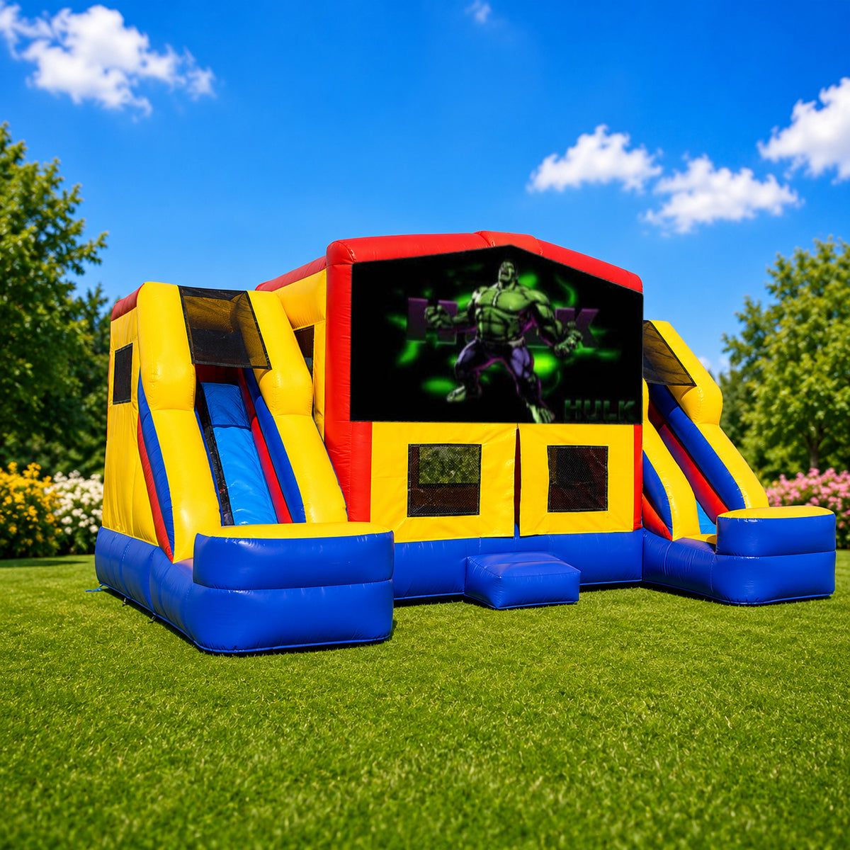 Hulk Double Mega Combo Jumping Castle