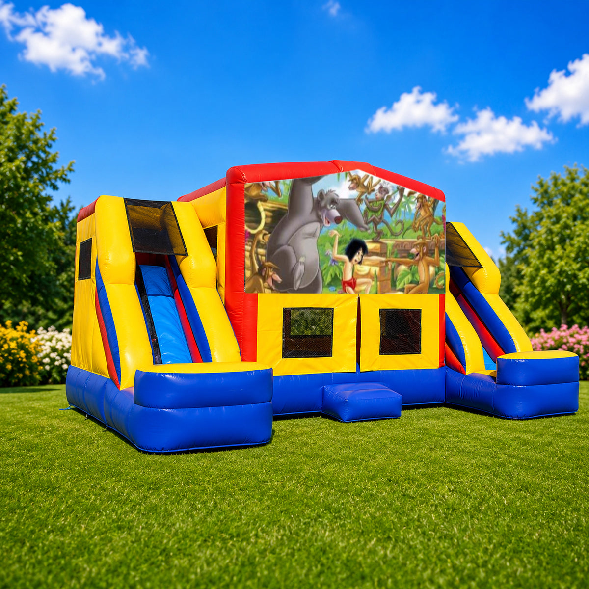Jungle Book  Double Mega Combo Jumping Castle