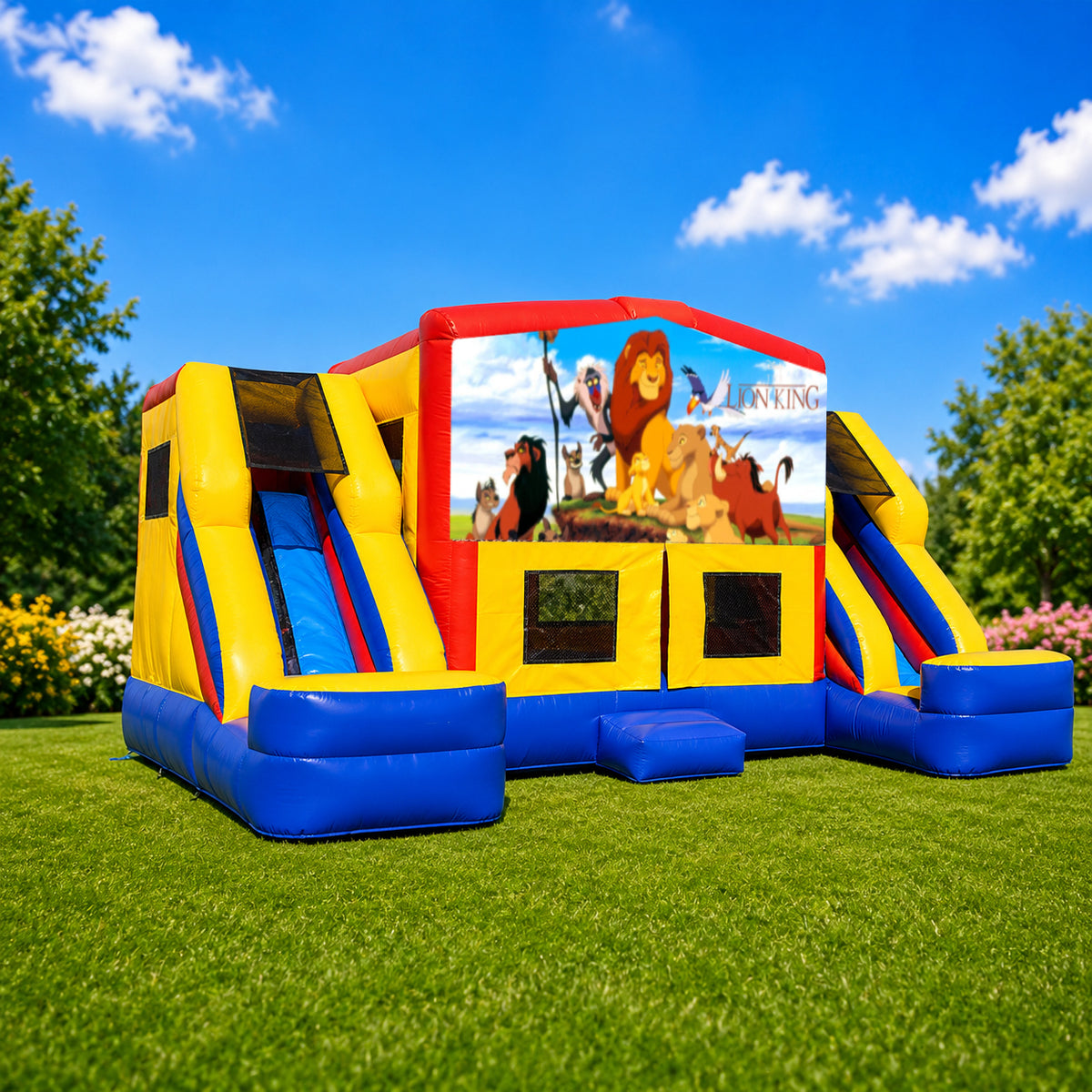 Lion King Double Mega Combo Jumping Castle