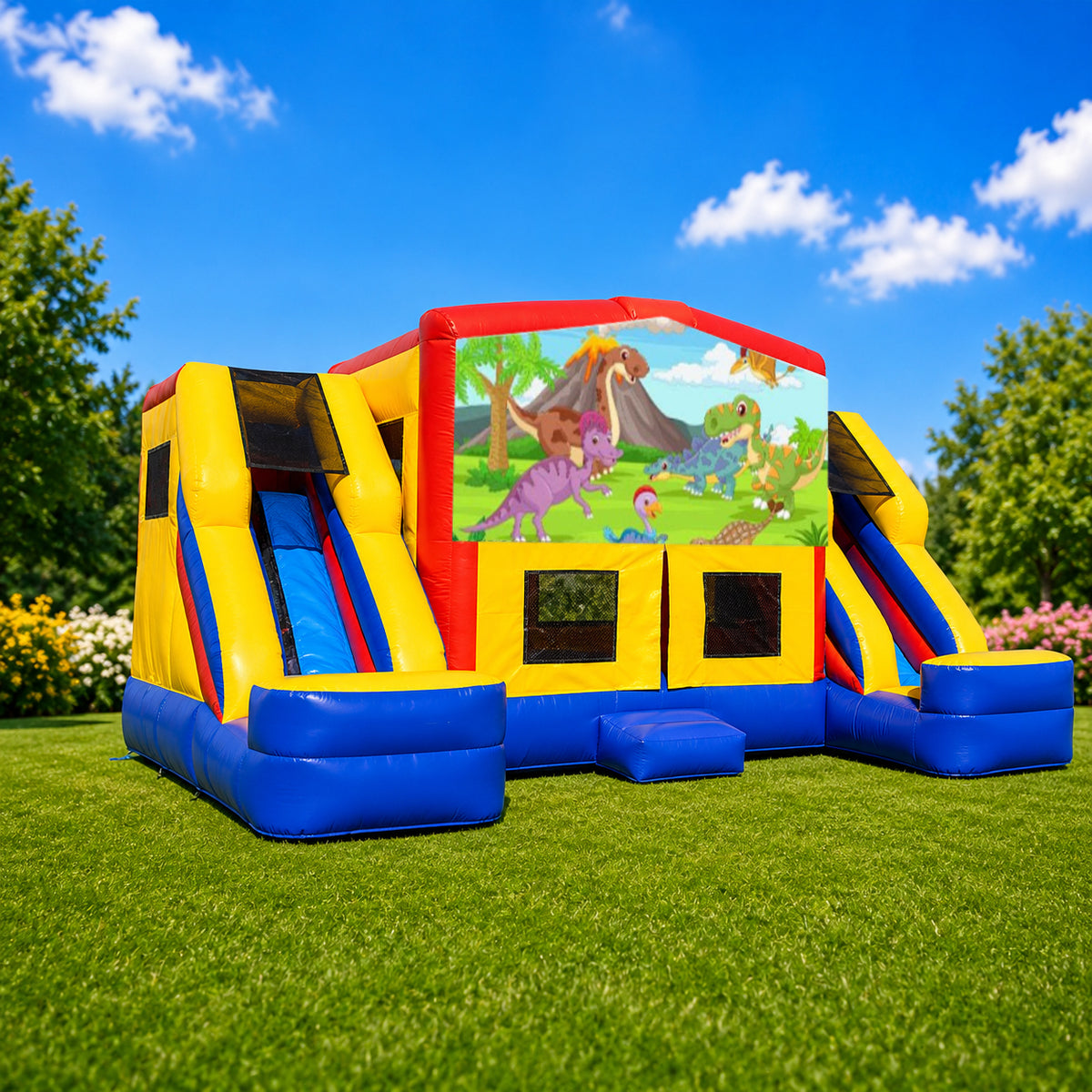Dinosaur #2 Double Mega Combo Jumping Castle