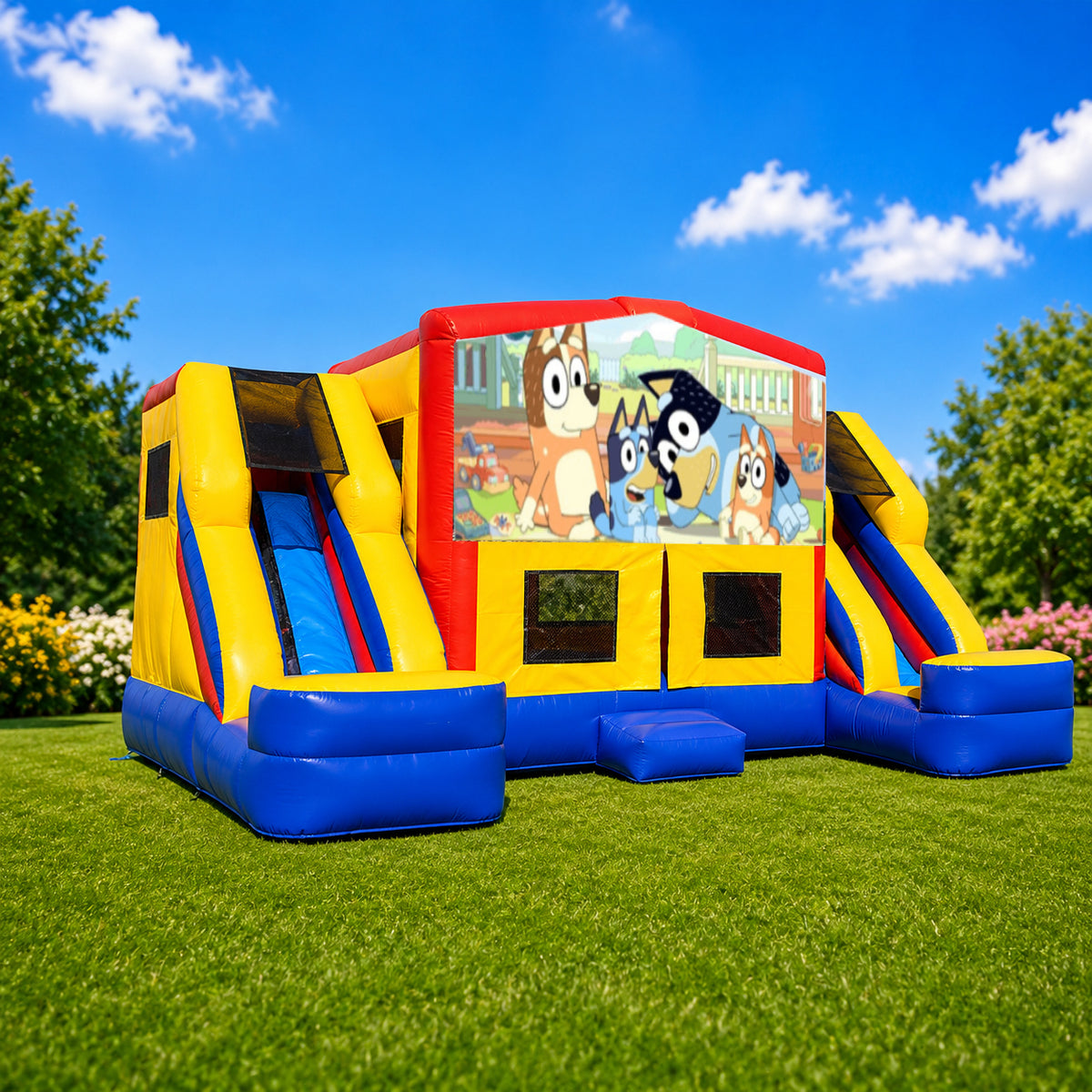 Bluey Double Mega Combo Jumping Castle