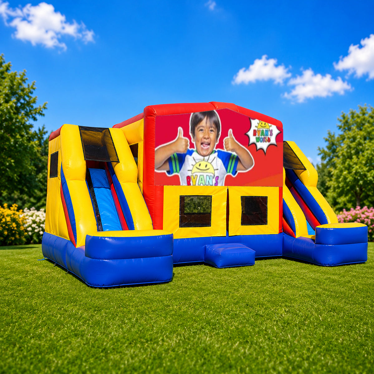 Ryan's World Double Mega Combo Jumping Castle
