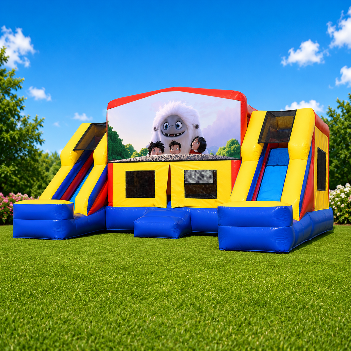 Abominable Double Mega Combo Jumping Castle