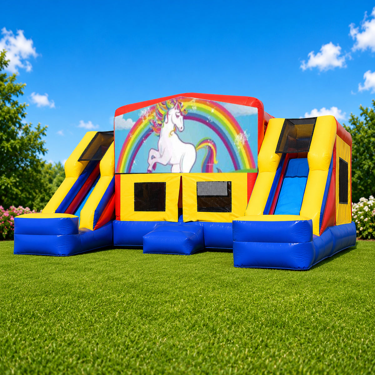 Unicorn Double Mega Combo Jumping Castle