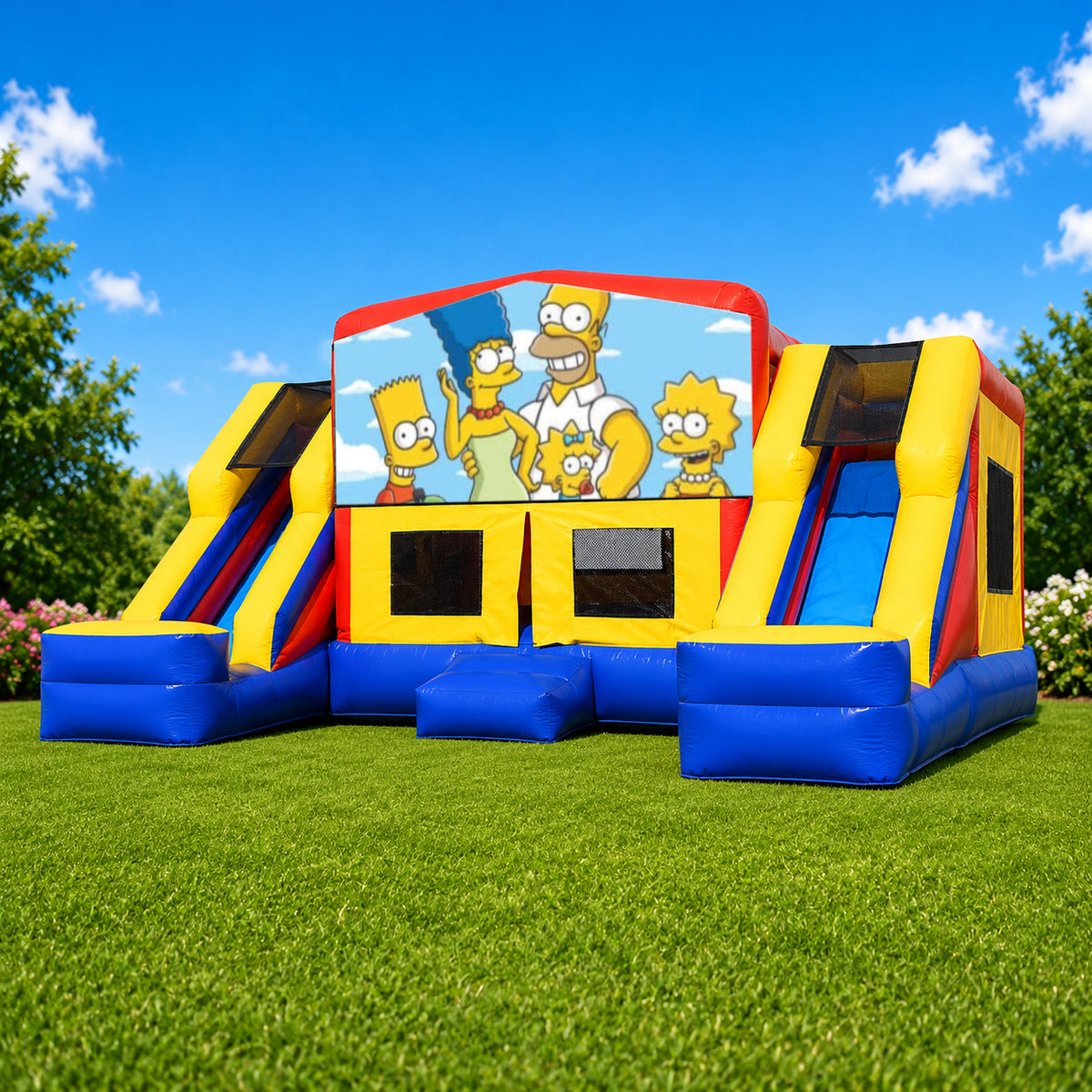 The Simpsons Double Mega Combo Jumping Castle