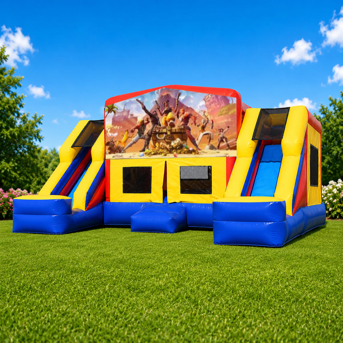 Fortnite Double Mega Combo Jumping Castle