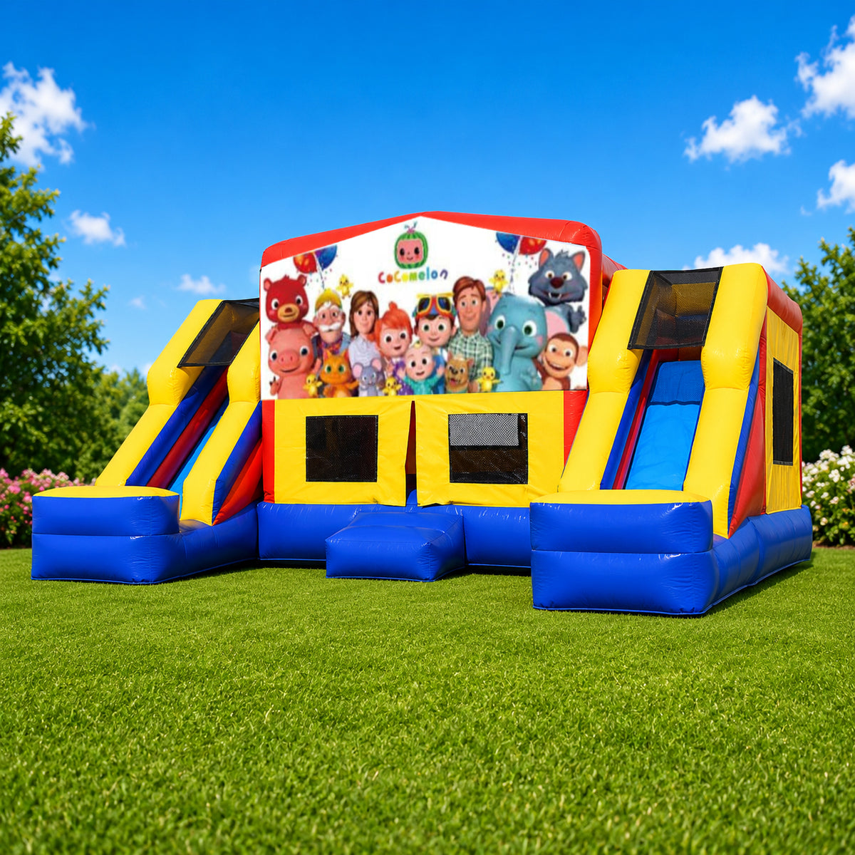 Cocomelon Double Mega Combo Jumping Castle