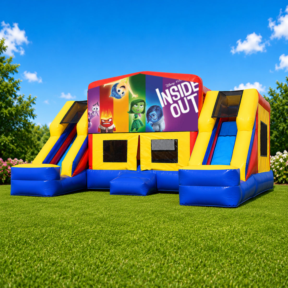 Inside Out Double Mega Combo Jumping Castle