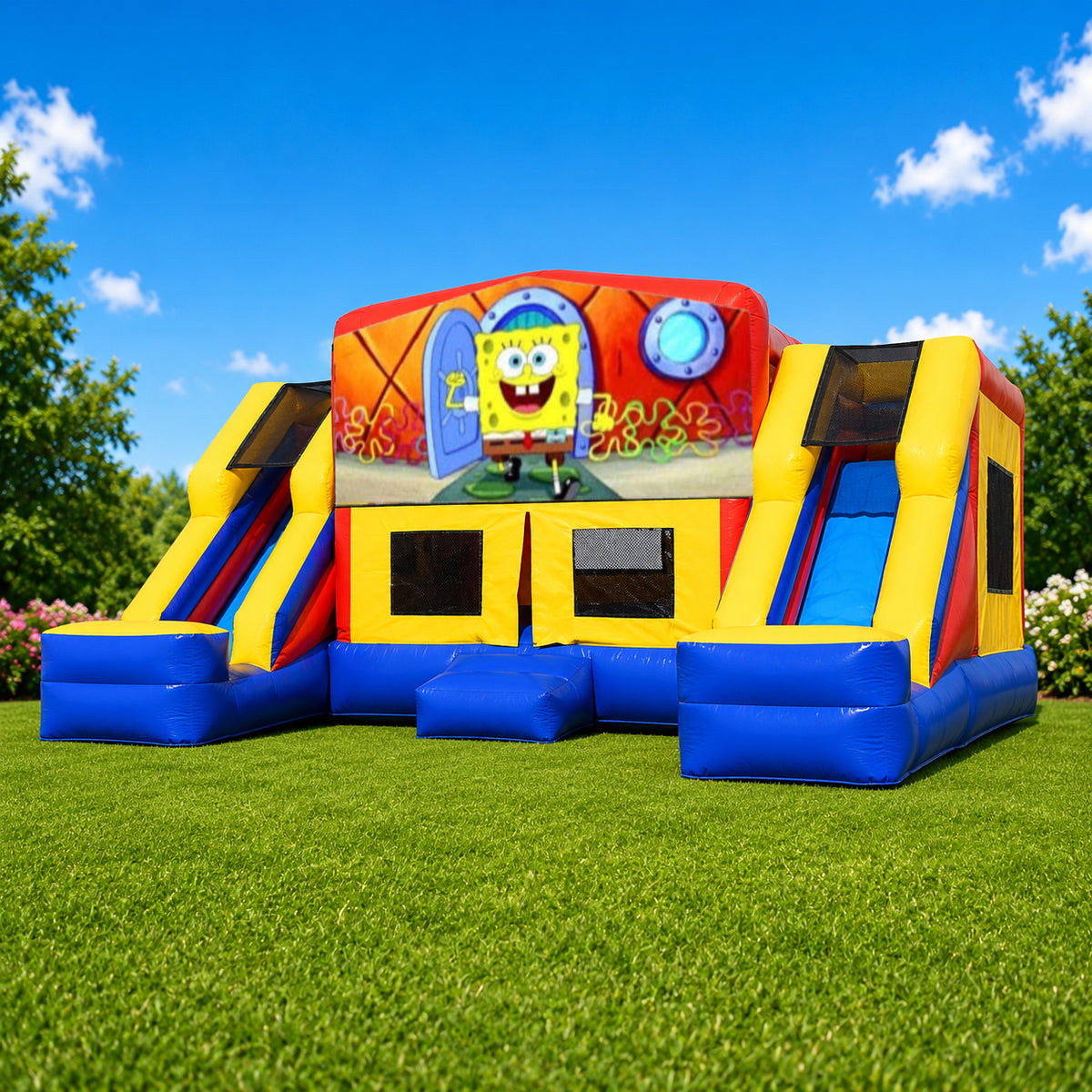 Spongebob Double Mega Combo Jumping Castle