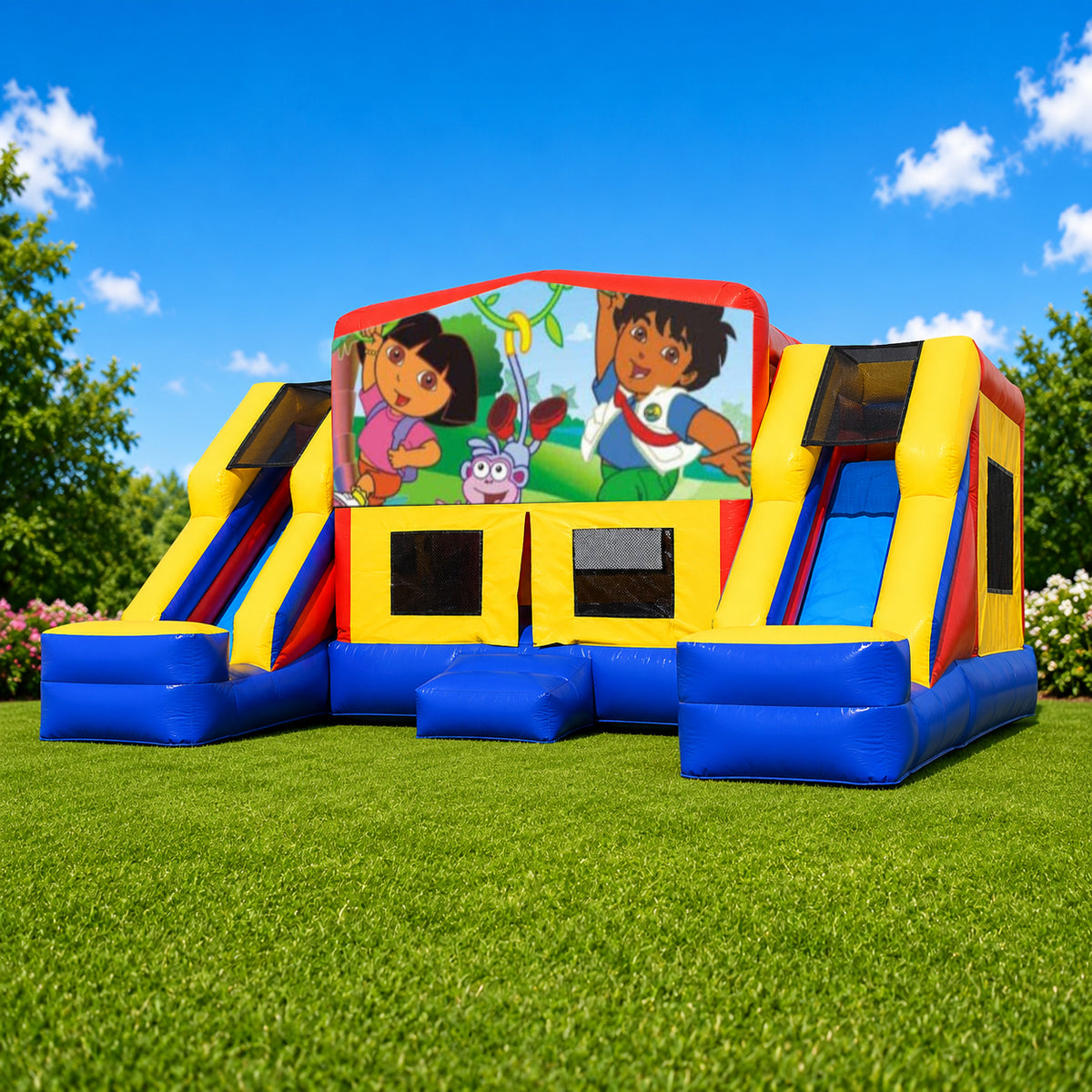 Dora Double Mega Combo Jumping Castle