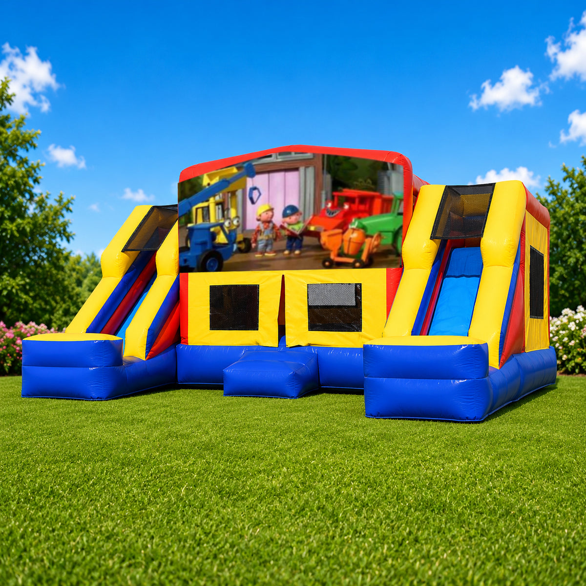 Bob the Builder Double Mega Combo Jumping Castle
