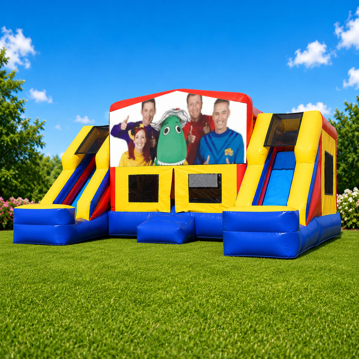 Wiggles Double Mega Combo Jumping Castle