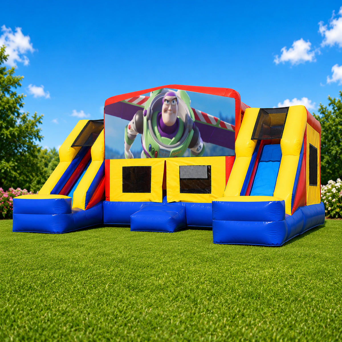 Buzz Lightyear Double Mega Combo Jumping Castle