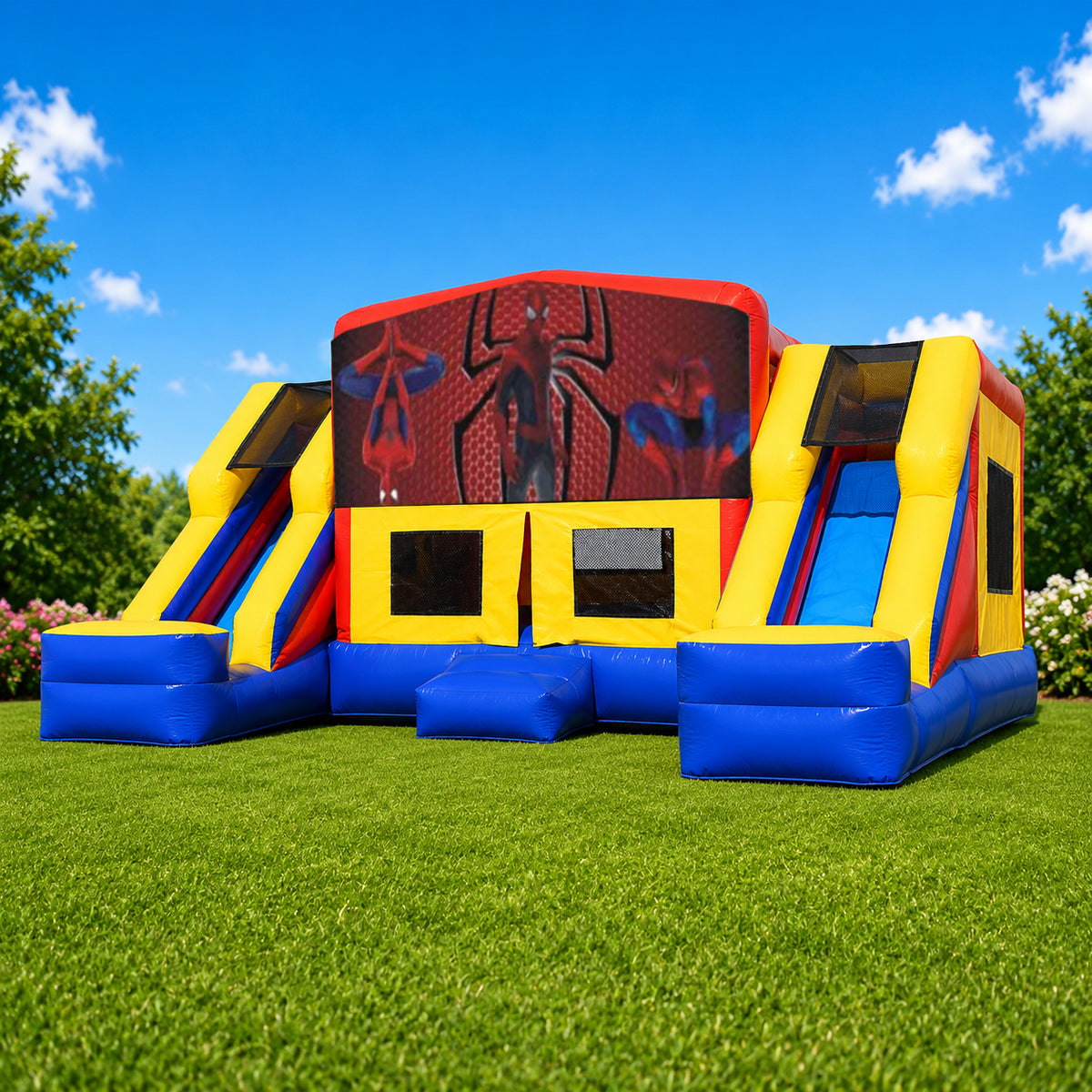 Spiderman Double Mega Combo Jumping Castle