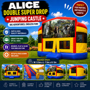 Alice in Wonderland #2 Super Drop Combo Jumping Castle