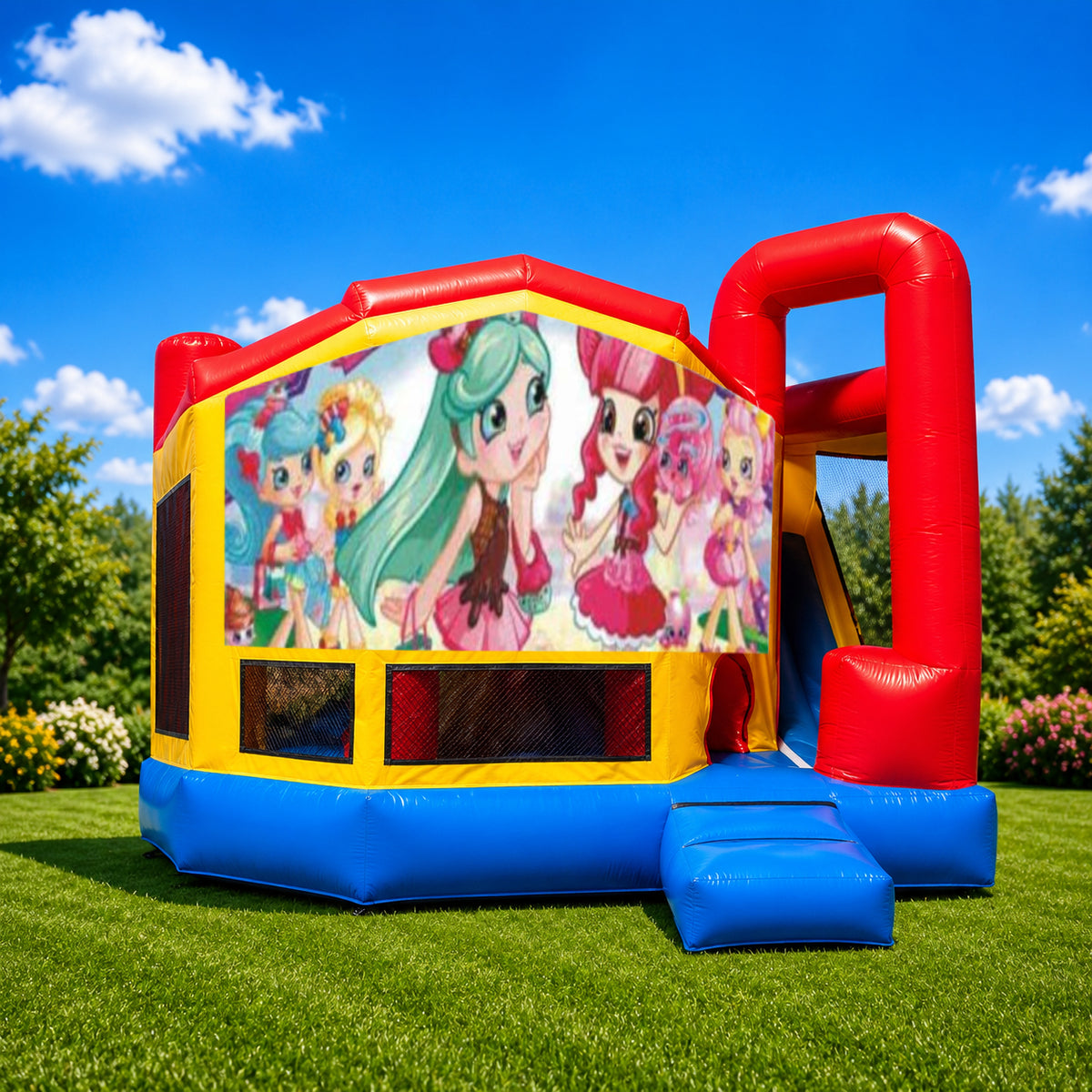 Shopkins Medium Internal Slide Jumping Castle