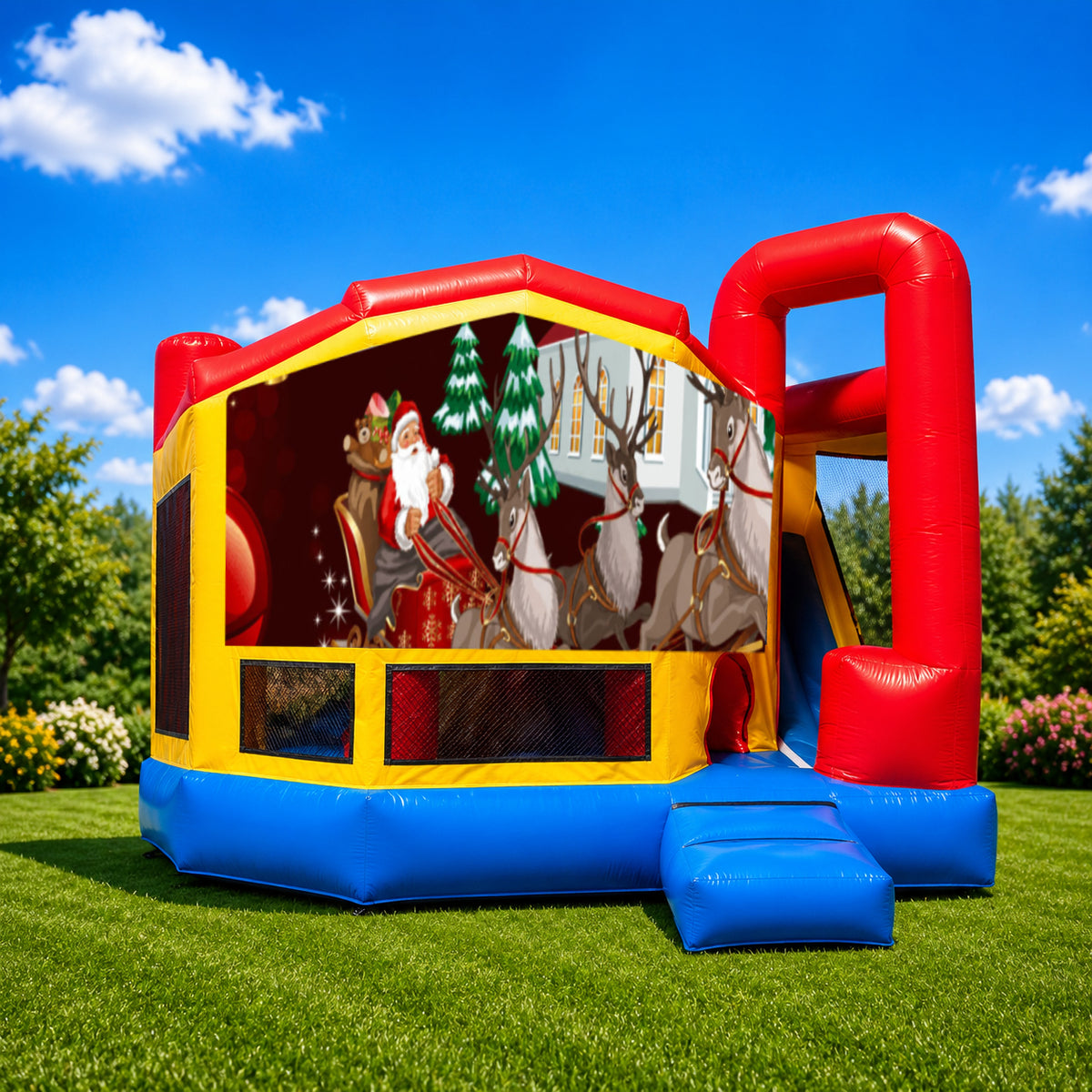 Christmas #6 Medium Internal Slide Jumping Castle