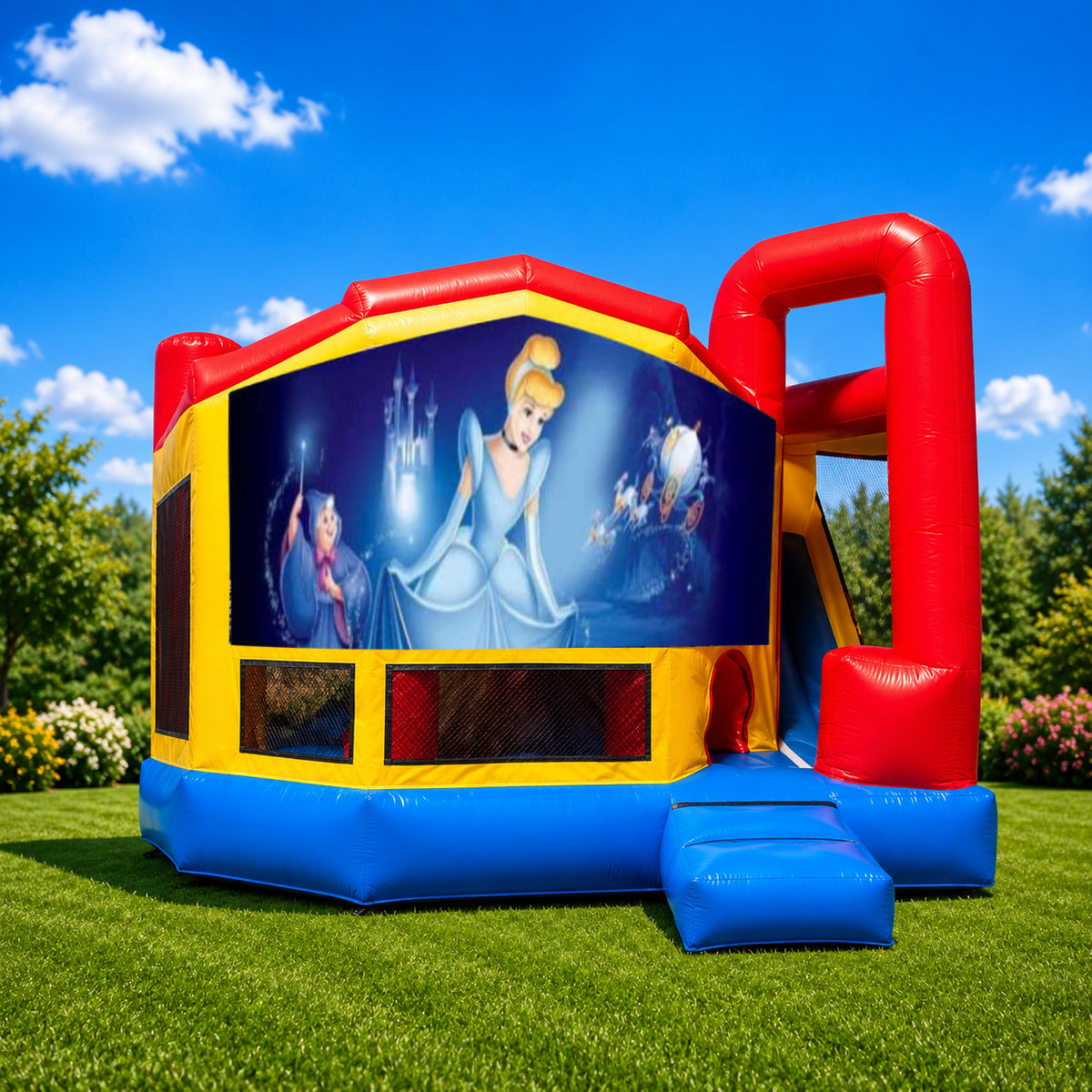 Cinderella Medium Internal Slide Jumping Castle